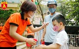 Diễn tập phương án đón trẻ mầm non, tiểu học trở lại trường